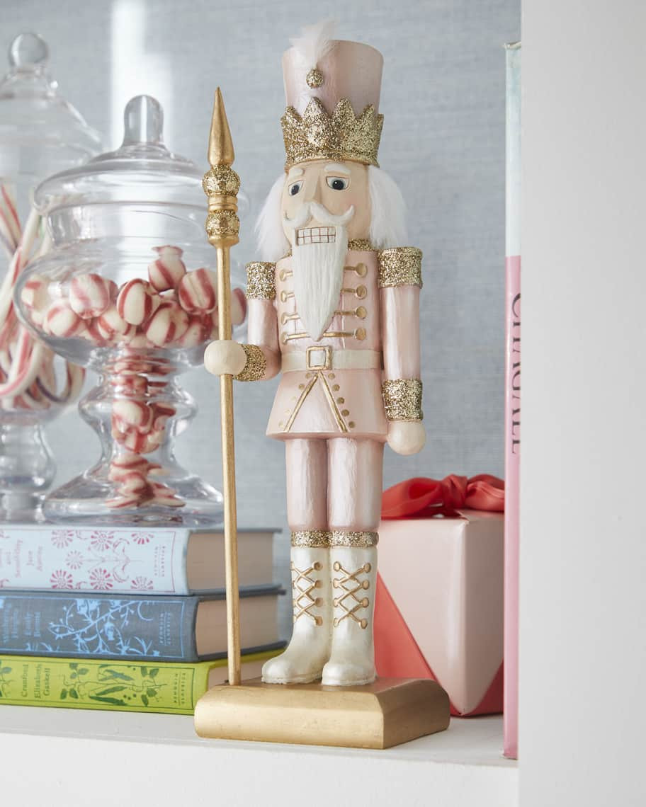 Bethany Lowe Pastel Holiday Nutcracker, 13"T | Neiman Marcus