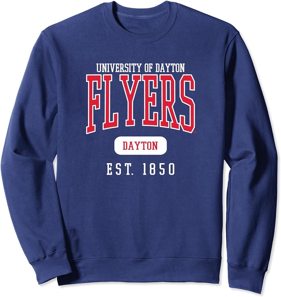 University of Dayton Flyers Founded Date Sweatshirt | Amazon (US)