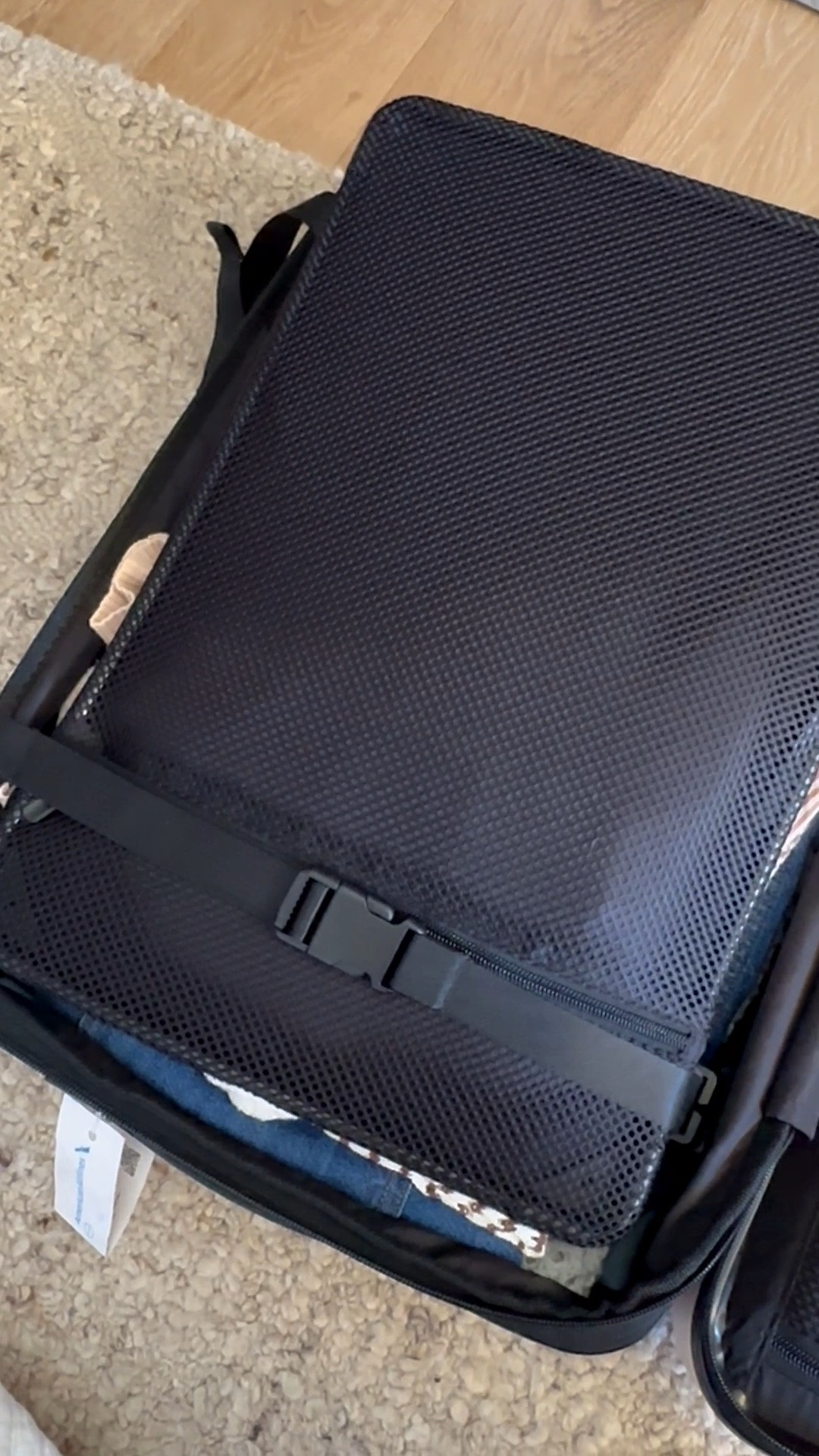 This suitcase has a compression panel so all the things are made smaller and you can fit more! Genius. @Quince

#LTKTravel #LTKHome #LTKstorytime