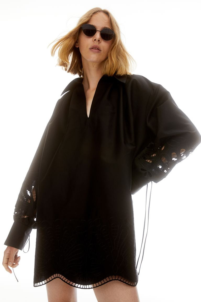 Embroidered tunic dress | H&M (US + CA)