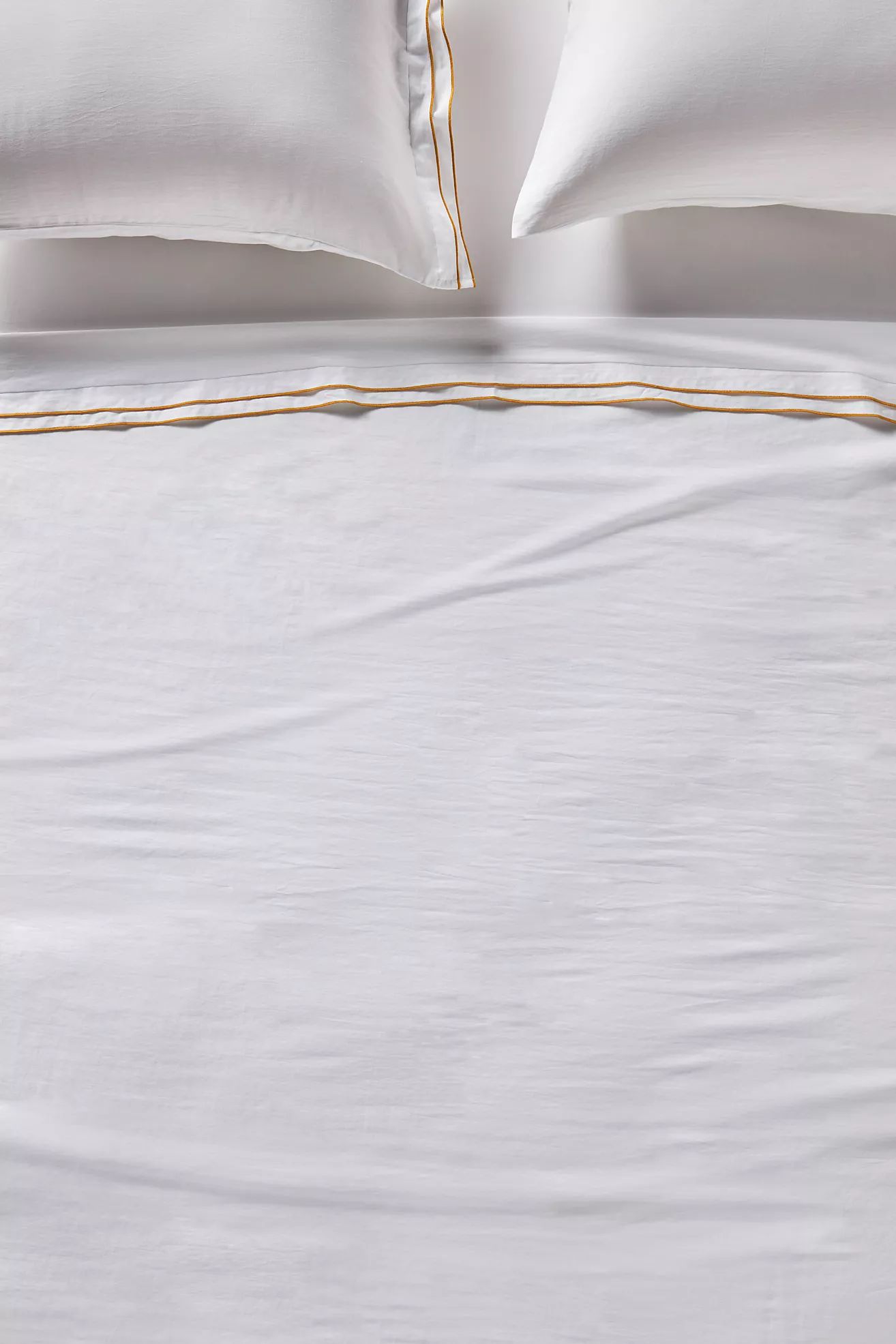 Maeve Stitched-Flange Spa Sateen Sheet Set | Anthropologie (US)