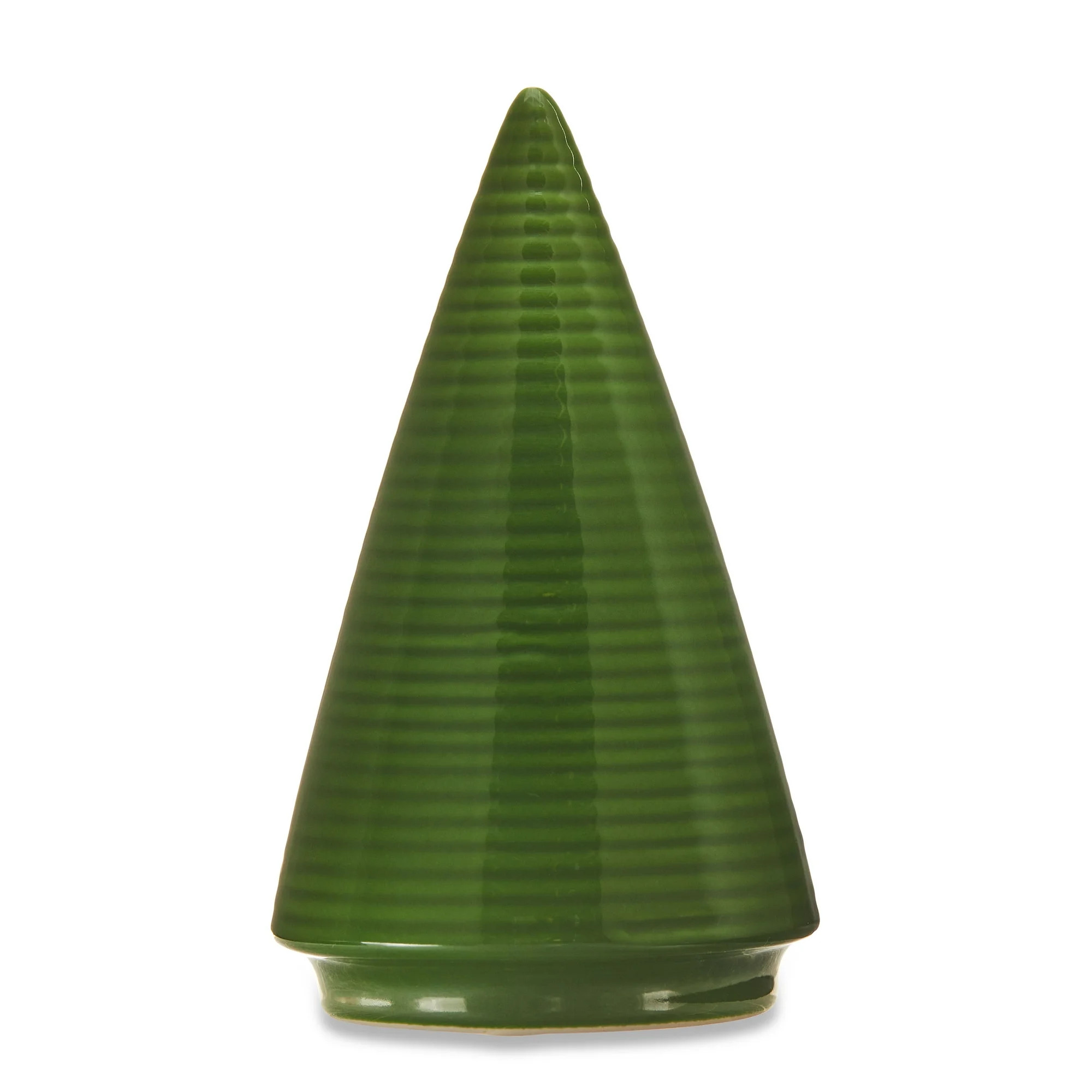 5 in Ceramic Tree Tabletop Christmas Decoration, Green, by Holiday Time | Walmart (US)