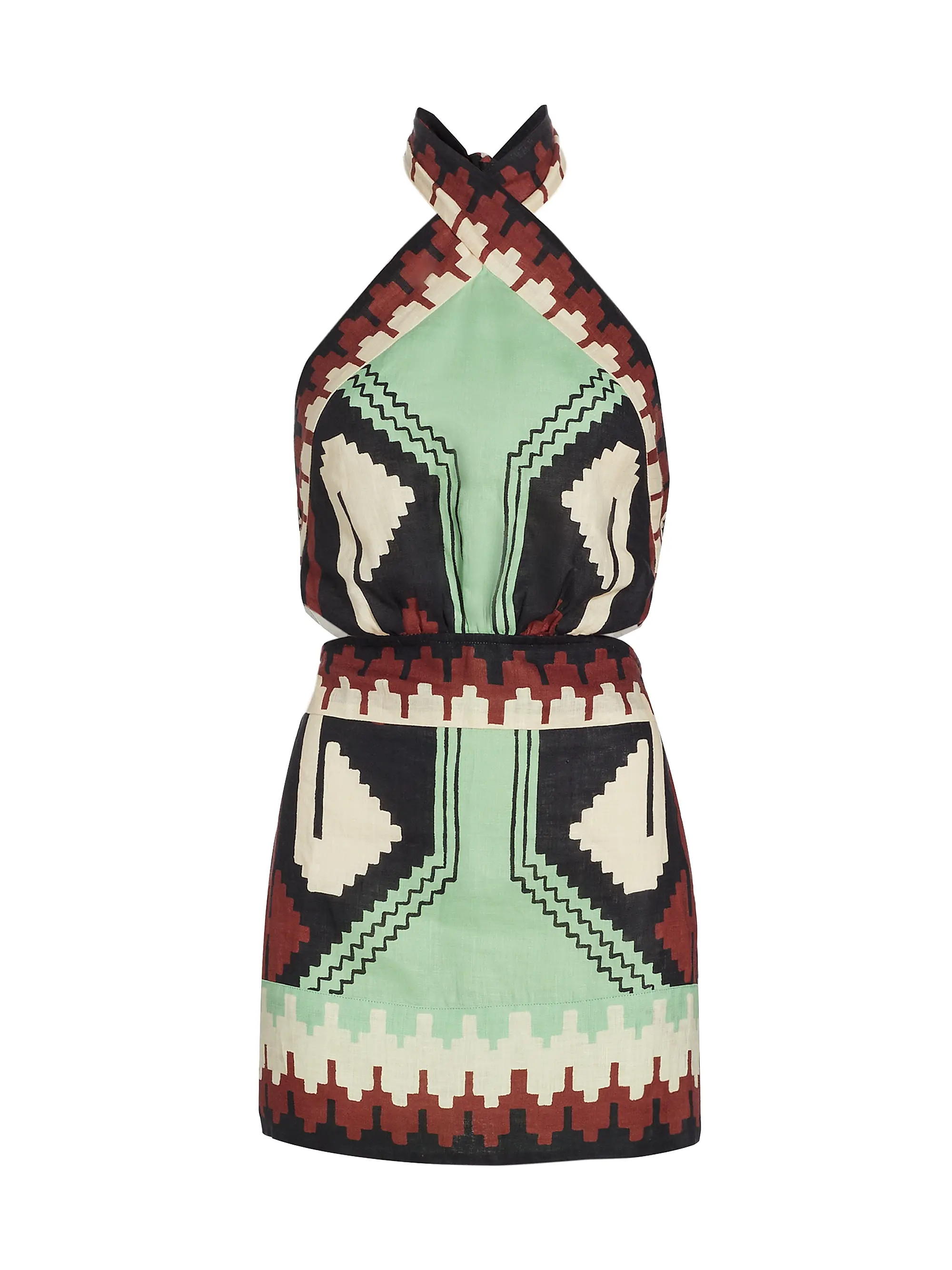 Tide Strenght Printed Minidress | Saks Fifth Avenue