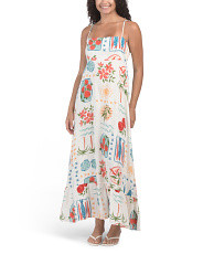 Linen Blend Capri Swim Cover-up Dress | Cover-ups | Marshalls | Marshalls