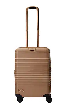 BEIS The Carry-on Roller Luggage in Camel from Revolve.com | Revolve Clothing (Global)