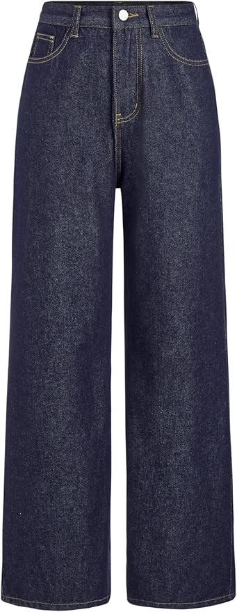 CIDER Yoney Denim Solid Straight Leg Jeans | Amazon (US)