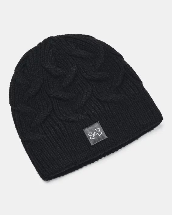 Women's UA Halftime Cable Knit Beanie | Under Armour (US)
