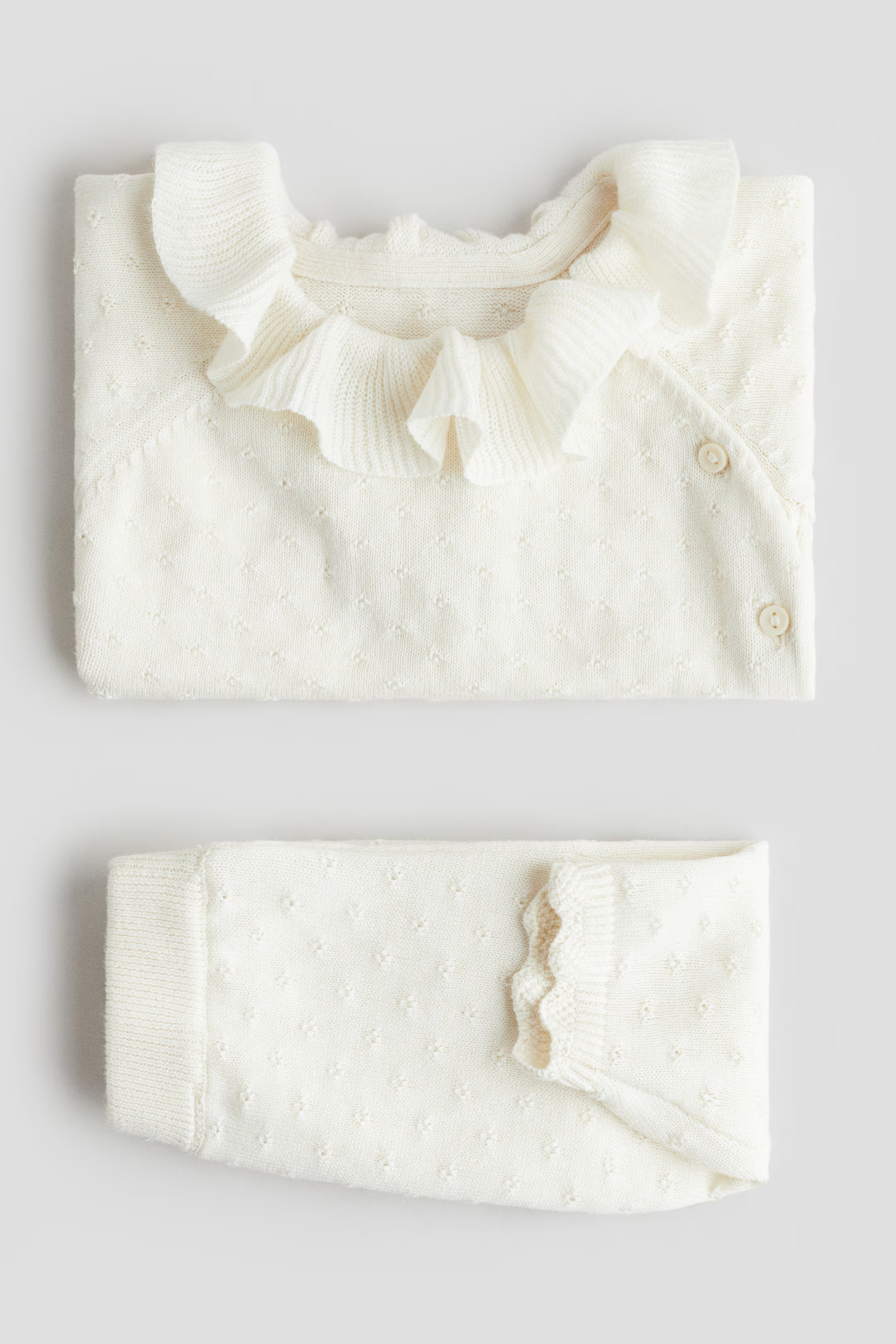 2-Piece Pointelle-Knit Set | H&M (US + CA)