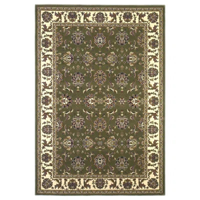 Marnell Oriental Green/Ivory Area Rug | Wayfair North America