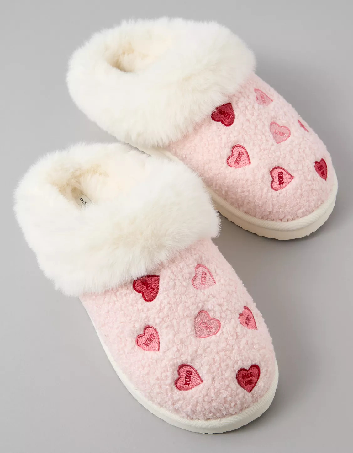 AE Candy Hearts Scuff Slipper | American Eagle Outfitters (US & CA)