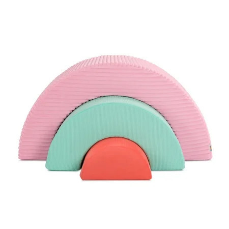 Battat Rainbow Arches Nesting Foam Arch 3-Piece Climber Soft Indoor Play Equipment for Infants 12 Months+ | Walmart (US)