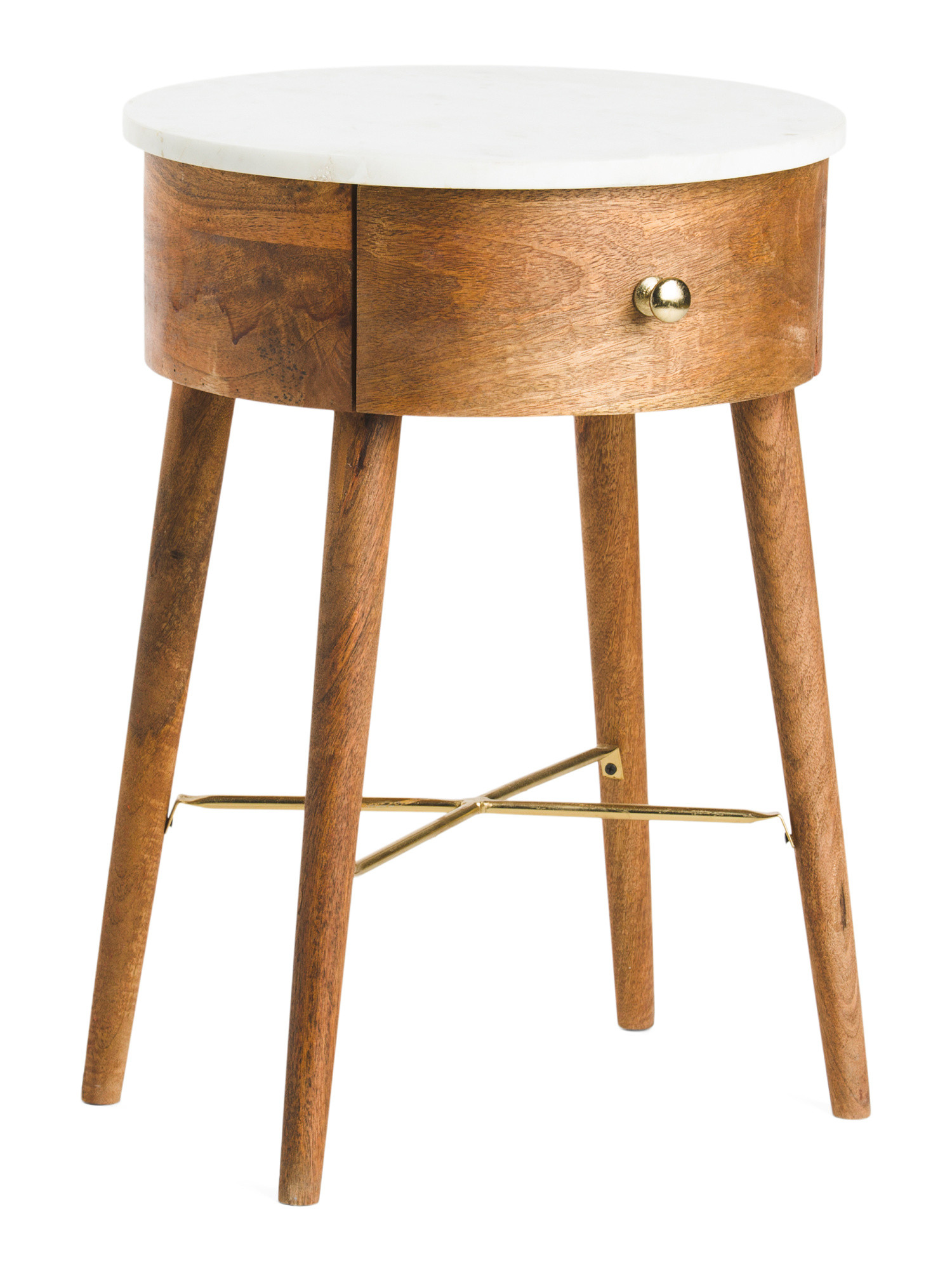 24in Marble Top Bedside Table | TJ Maxx