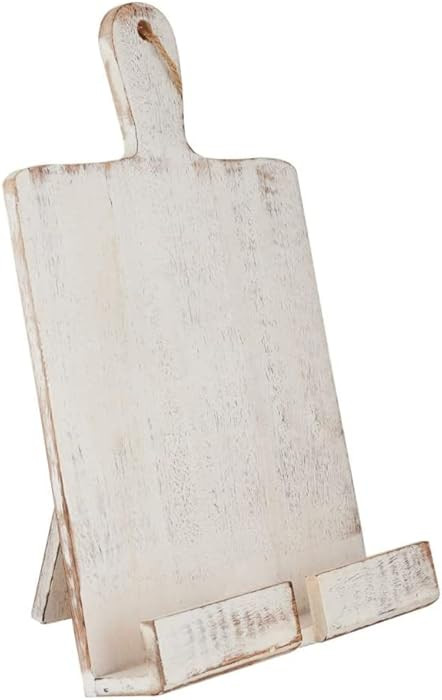 Wedding Gifts Wooden Cookbook Stand Chopping Board Style Foldable Recipe Book Stand Holder Easel ... | Amazon (US)