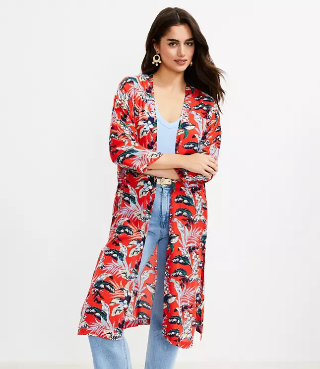 Botanical Duster Wrap | LOFT