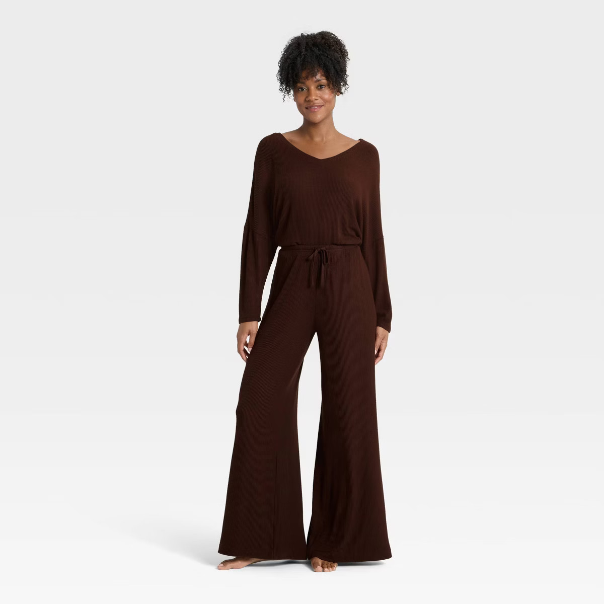 Women's Cozy Ribbed Wide Leg Pants - Auden™ | Target