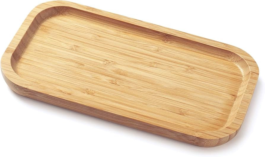 Bamboo Vanity Tray, Bathroom Counter Tray, Toilet Tank Top Tray for Organizing and Decor Display,... | Amazon (US)