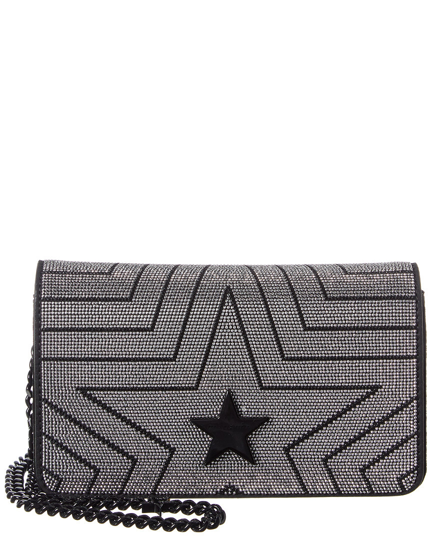 Stella McCartney Stella Star Velvet Embellished Flap-Over Crossbody | Ruelala