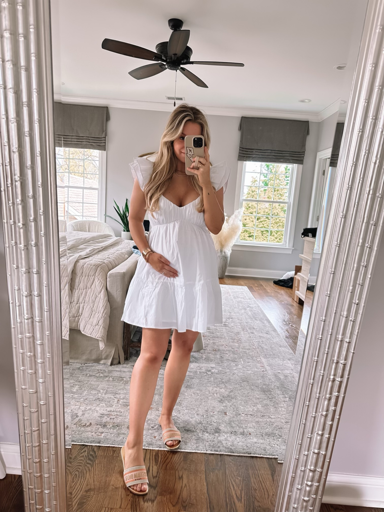 sachin and babi light blue dress Summer Maternity Mini Dress Summer