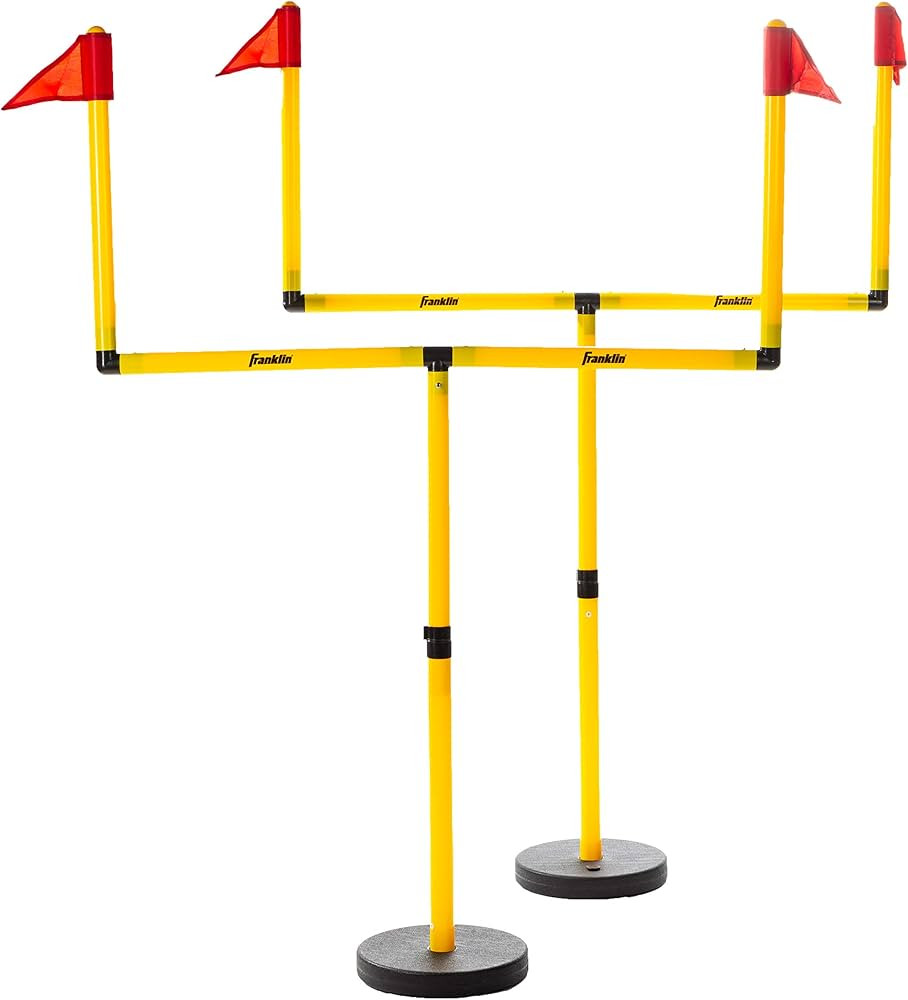 Franklin Sports Youth Football Goal Post Set - Kids Football Easily Adjustable Field Goals - Incl... | Amazon (US)