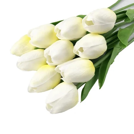Artificial Tulip Fake Holland Mini Tulip Real Touch Flowers for Wedding Decor DIY Home Party 1 Bouqu | Walmart (US)