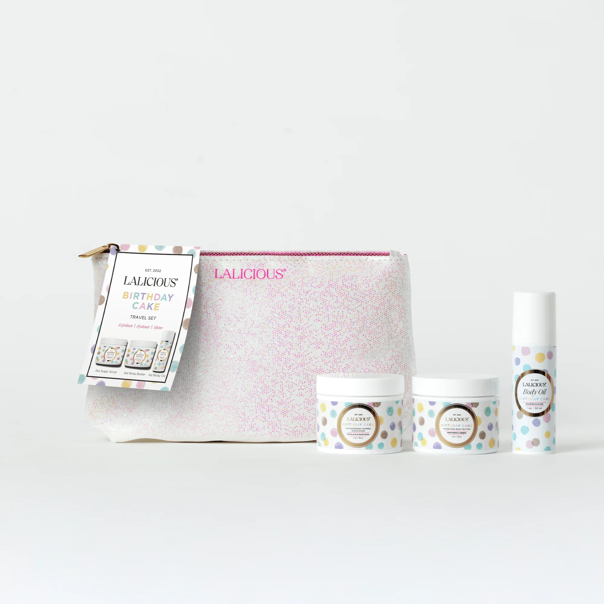 The Celebration Travel Set | Lalicious