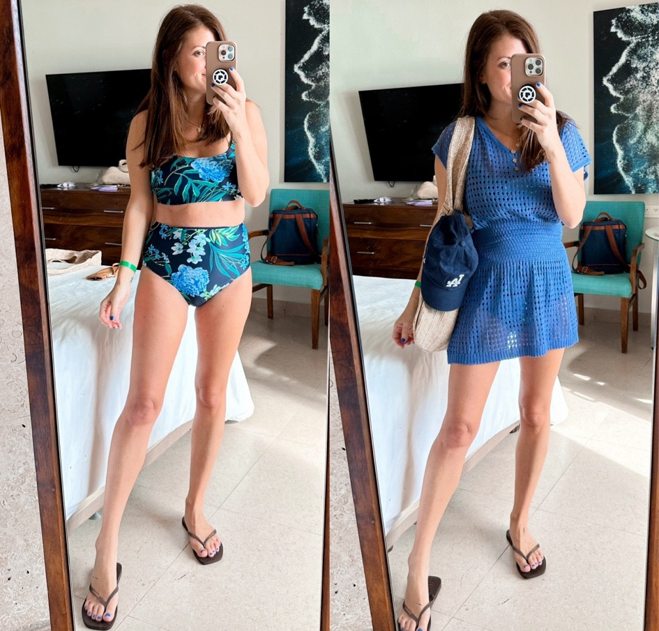 Pool/Beach day OOTD!

Old Navy Swim- large in top and small in bottoms
Amazon Cover Up- medium 

#LTKsalealert #LTKfindsunder50 #LTKSeasonal