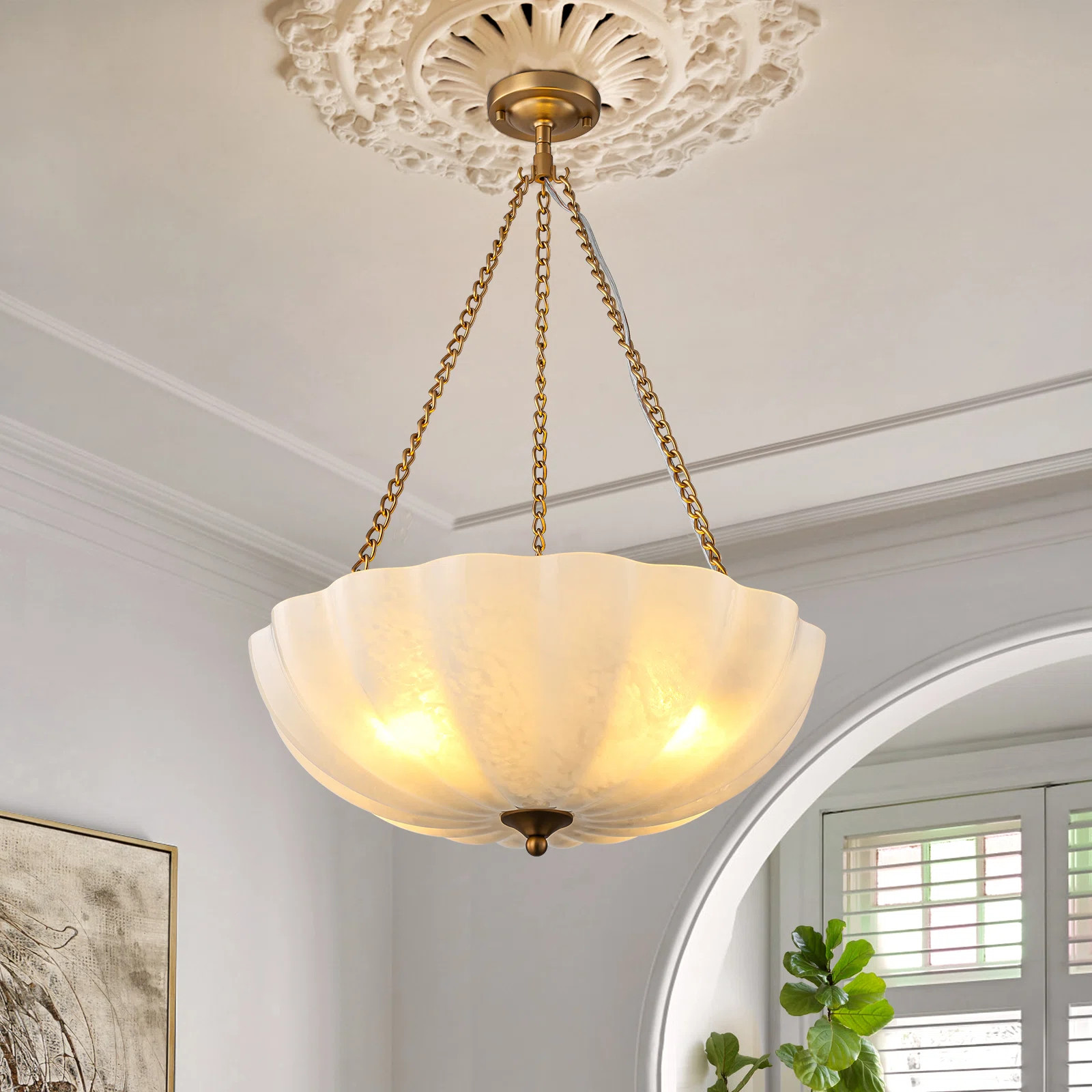 4-light Dimmable Empire Chandelier | Wayfair North America