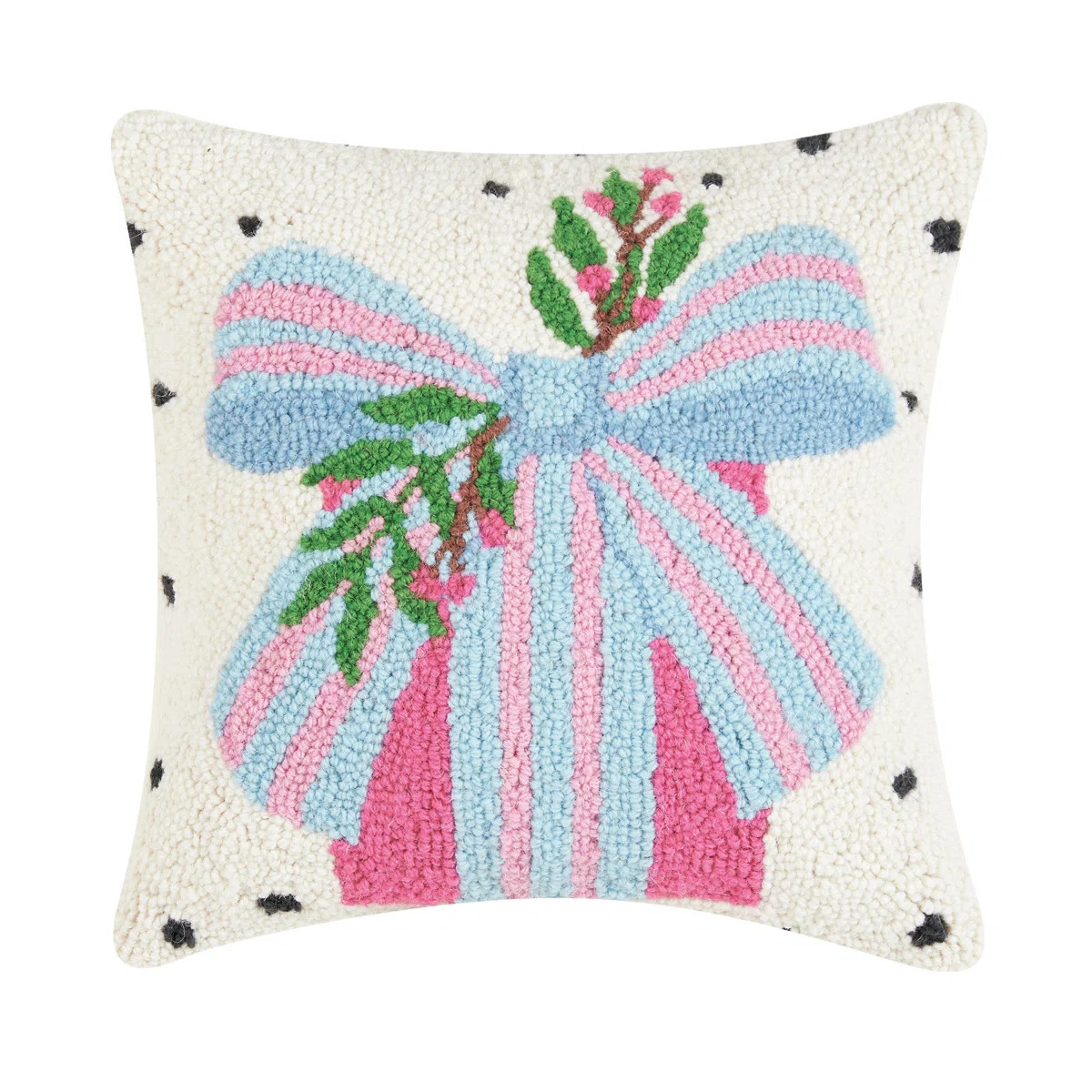 Spotted Holiday Present Hook Pillow | Wayfair North America