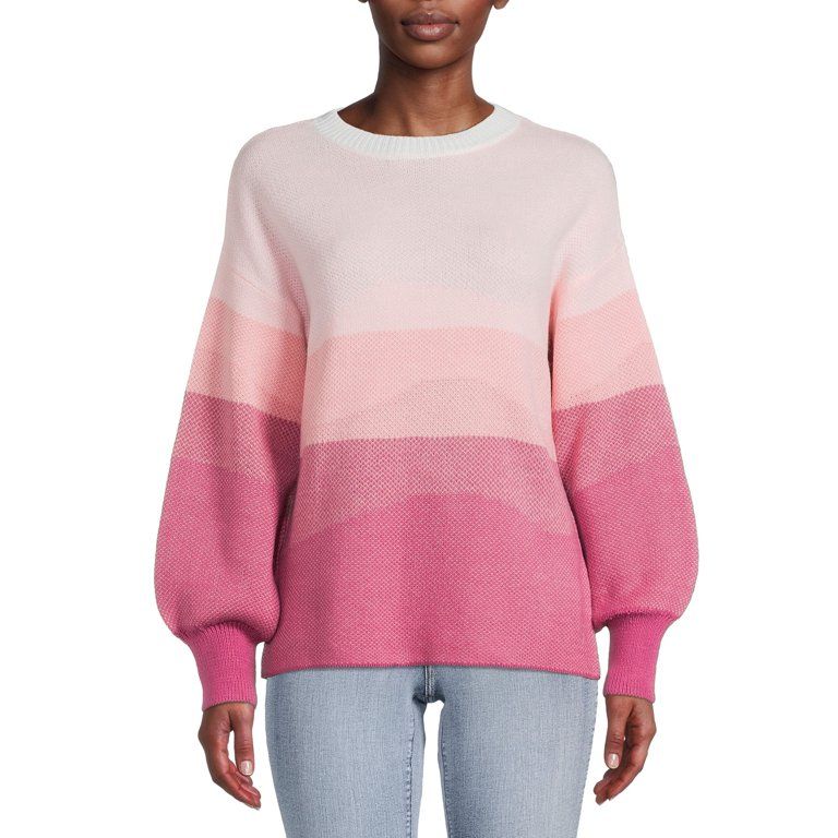 Time and Tru Women's Birdseye Sweater | Walmart (US)