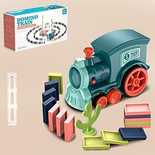 2022 New Domino Train Blocks Set,Fun and Colorful Train，Kids Electric Domino Train Set,Electric... | Amazon (US)