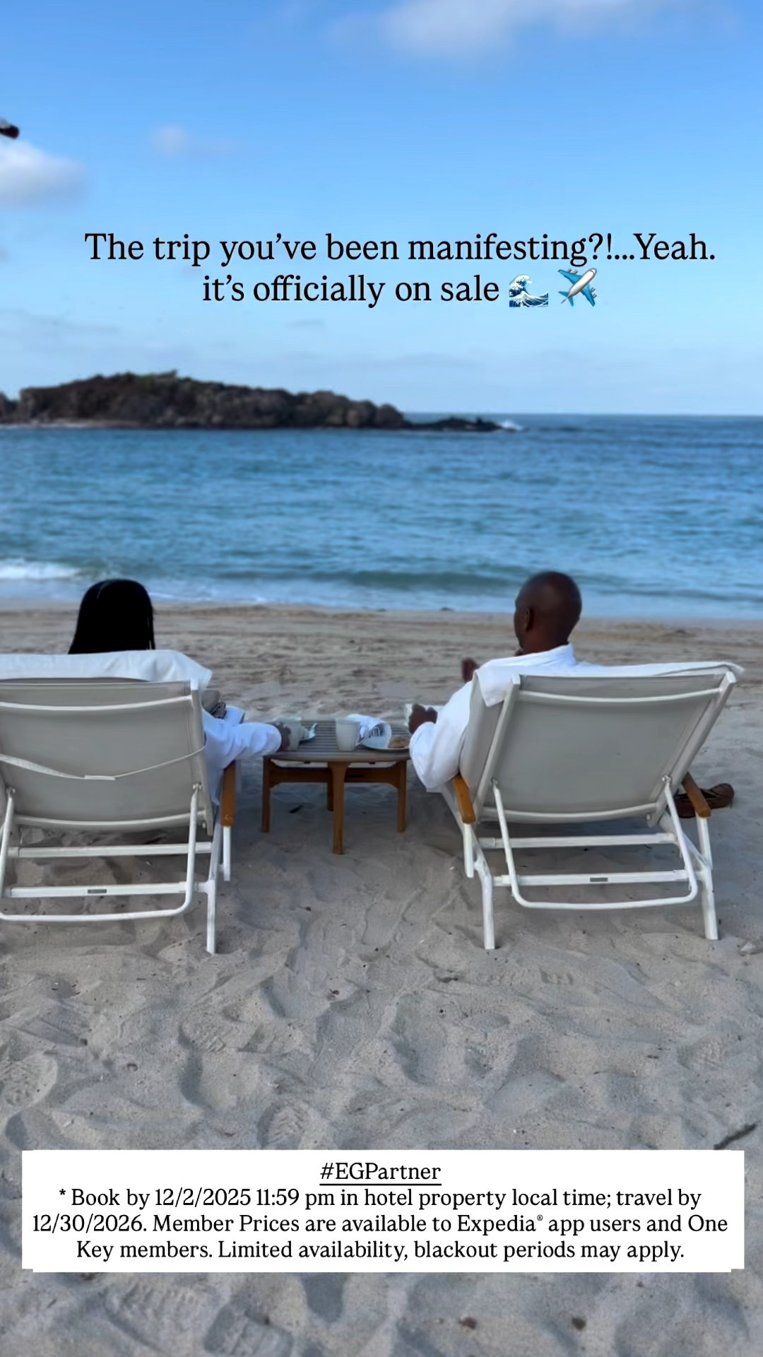 #EGPartner Expedia’s biggest sale of the year is LIVE, and the trip you’ve been dreaming about? …yeah, it’s officially on sale. ✈️🌊 You can save up to 50% on select hotels starting today, and I’ve linked the full Black Friday deals page so you can browse everything in one place.
Whether you’re craving a beach reset, a cozy winter getaway, or a parents-only wine-country weekend,now’s the time. 
Tap my LTK to explore all the deals. @expedia
Book by 12/2/2025 11:59 pm in hotel property local time; travel by 12/30/2026. Member Prices are available to Expedia® app users and One Key members. Limited availability, blackout periods may apply.

#LTKCyberWeek #LTKTravel #LTKHoliday