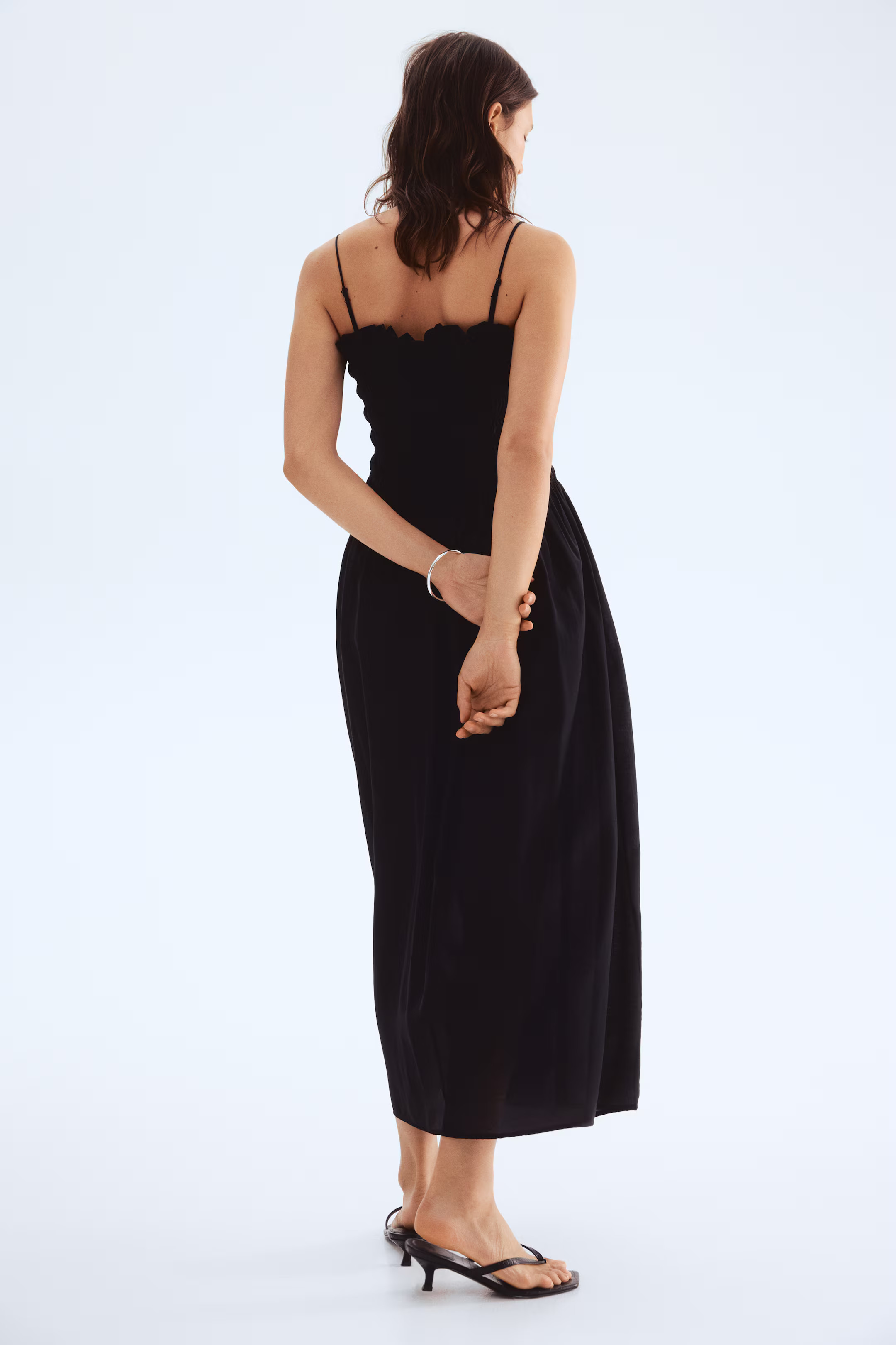 Smocked-Bodice Strappy Dress | H&M (US + CA)