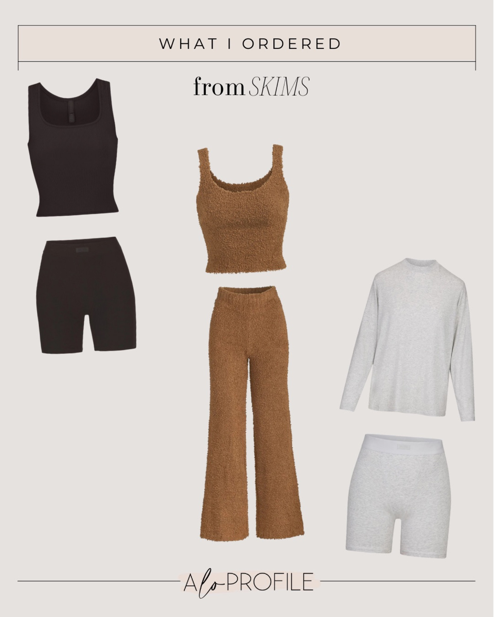 My recent skims order! 