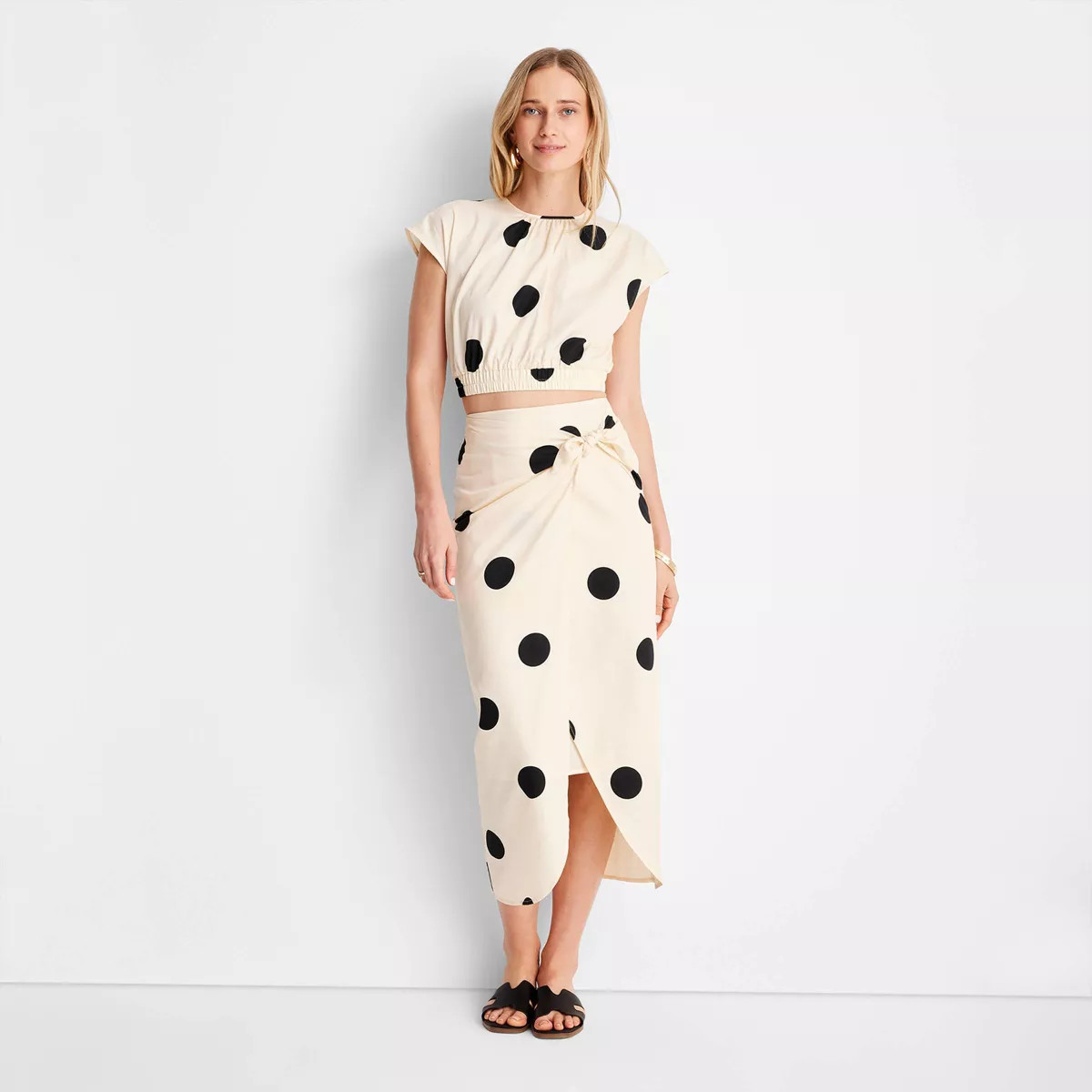 Women's Side-Tie Sarong Midi Skirt - Future Collective™ with Jenny K. Lopez | Target