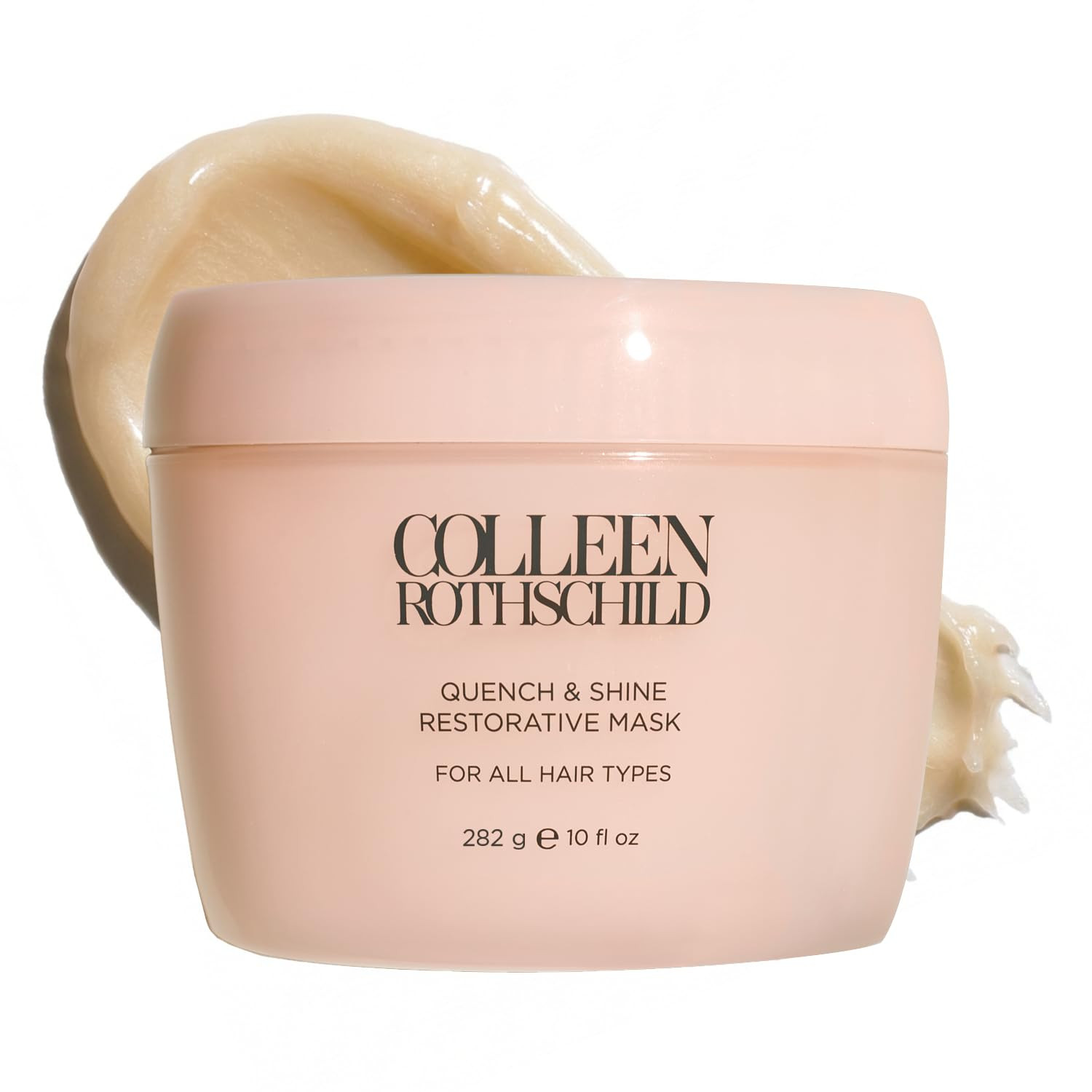 COLLEEN ROTHSCHILD Quench & Shine Restorative Mask | Deeply Nourishing Conditioning Treatment | Color-Safe Formula | Strengthening Hair Repair | Revives All Hair Types (10 fl oz) | Amazon (US)