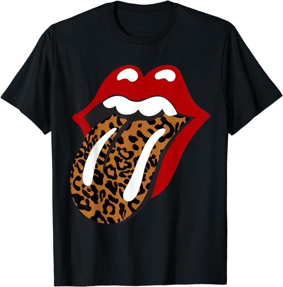 Rolling Stones Classic Leopard Tongue T-Shirt | Amazon (US)