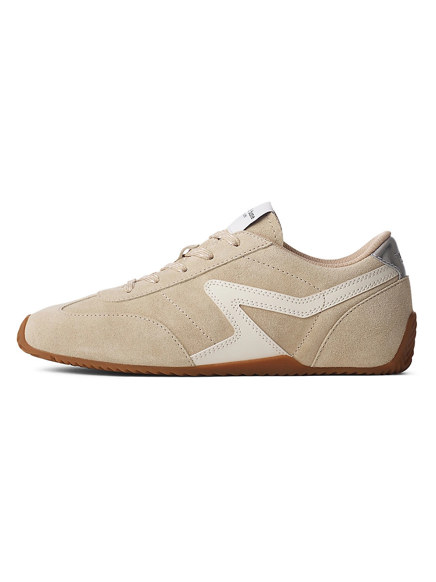Women's Retro Runner Slim Ultra Suede Sneakers - Macadamia Suede - Size 8.5 | Saks Fifth Avenue