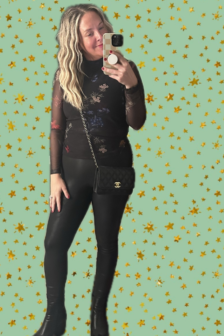 An easy concert or night party fit.  

#LTKHoliday #LTKstyletip #LTKparties