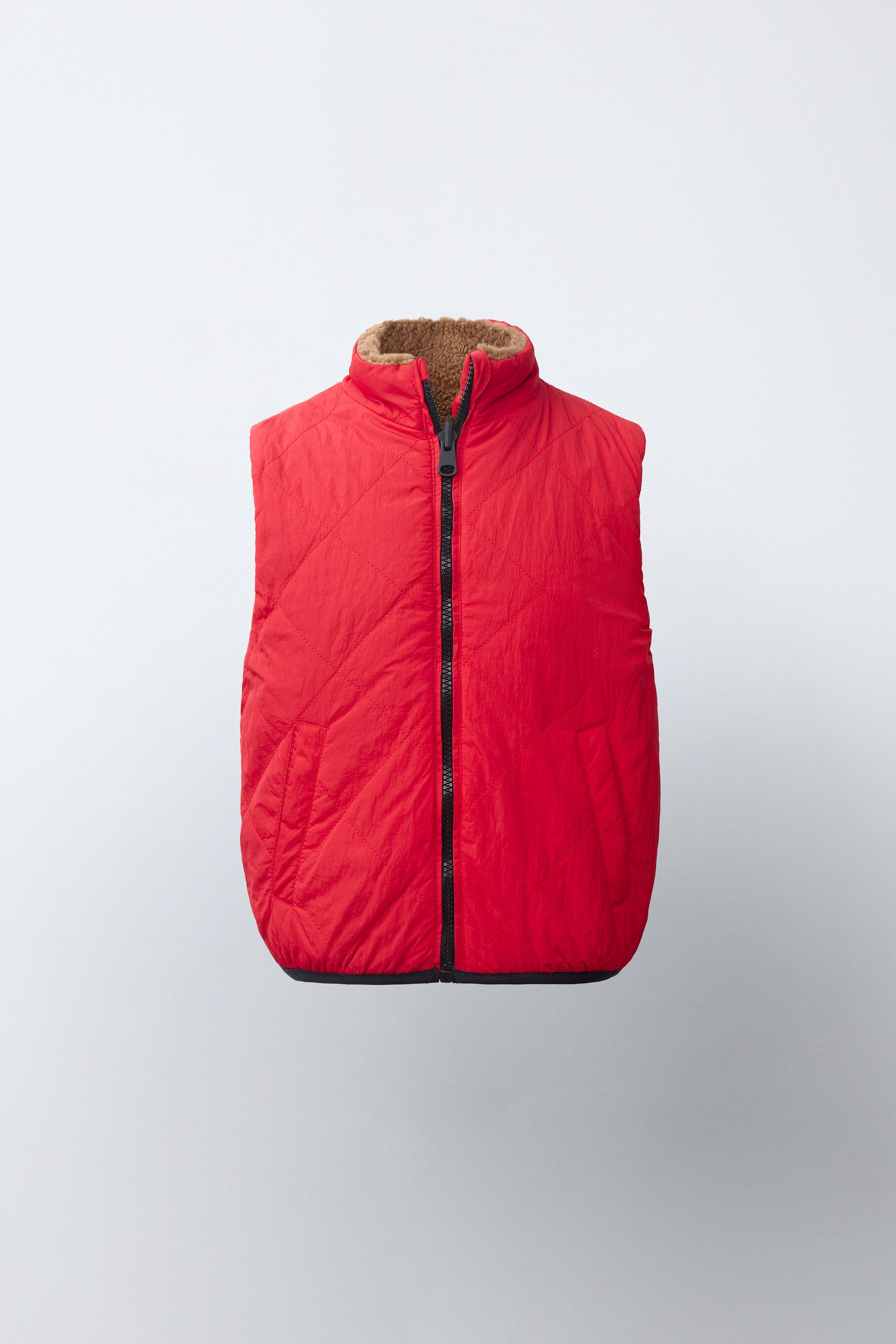 REVERSIBLE FLEECE VEST | Zara US
