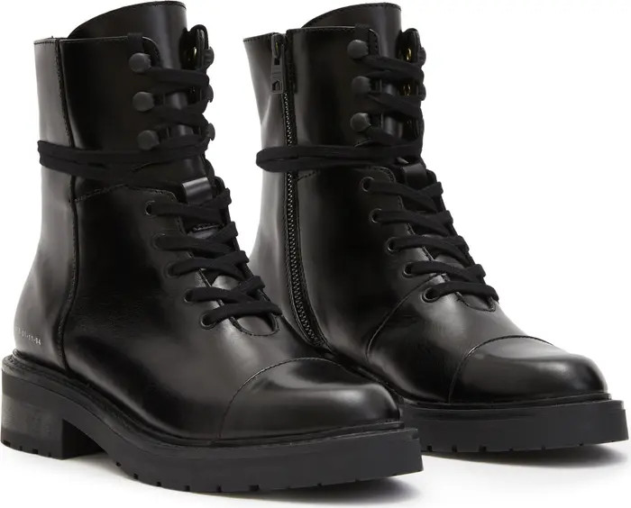 AllSaints Dusty Cap Toe Combat Boot | Nordstrom | Nordstrom