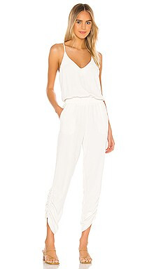 Amanda Uprichard Lowell Jumpsuit in Ivory from Revolve.com | Revolve Clothing (Global)
