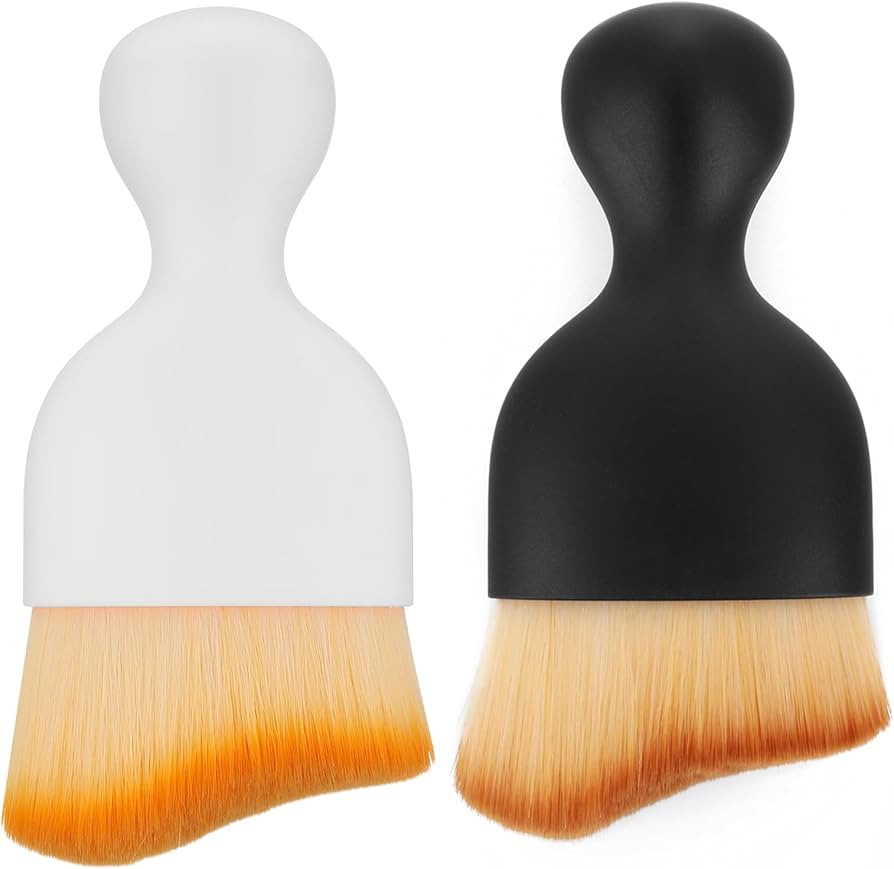 No Scratch Auto Interior Dust Brush, 2PCS Car Interior Cleaning Soft Brush Car Detailing Brush Ca... | Amazon (US)