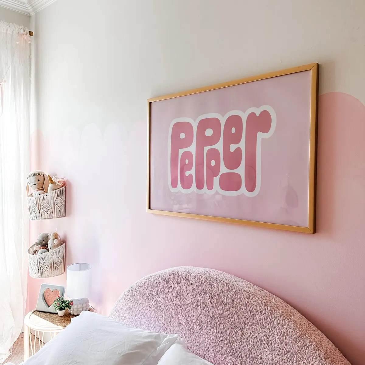 Personalized Bubble Colorful Name Digital Print, Nursery Name Sign, Retro Letter Wall Art, Nurser... | Etsy (US)