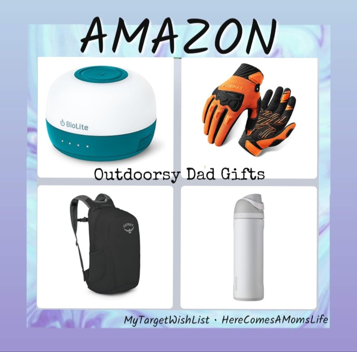 Fathers Day gift ideas for the Outdoorsy Dad who loves to be outdoors and go camping, hiking and staying active with their kids. Emergency lights, lanterns, gloves, backpacks and water bottles

#LTKSummerEdit #LTKActive #LTKMens