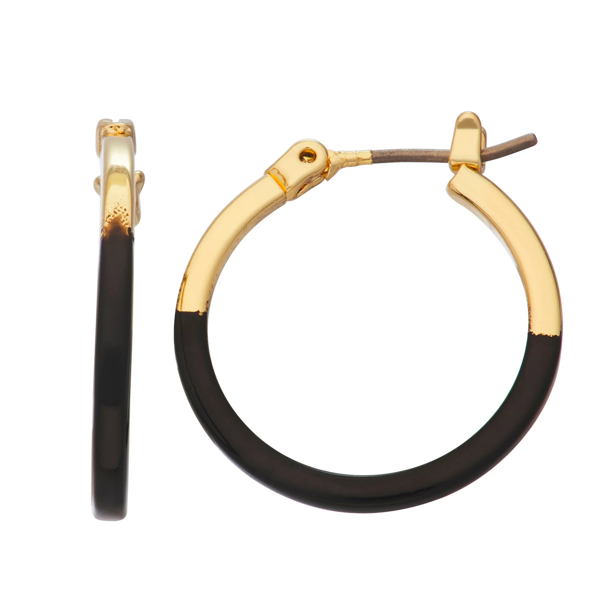Nine West Gold-Tone Hoop Earrings | Kohl's