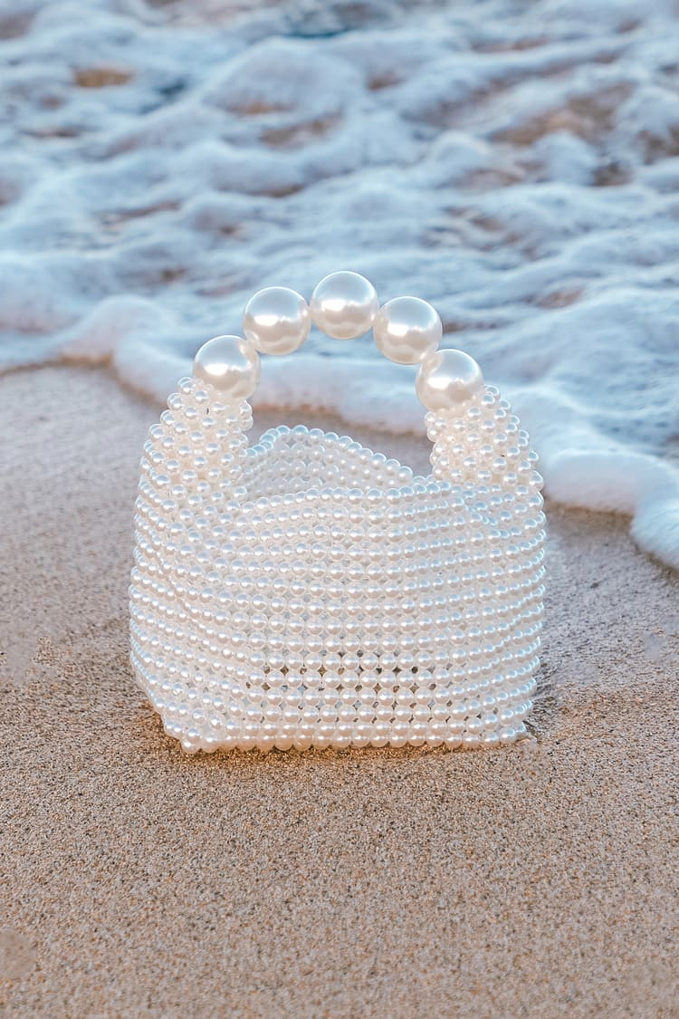 Upgraded Glam White Pearl Handbag | Lulus (US)