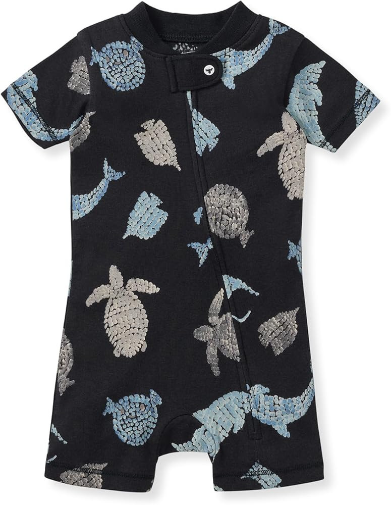 Burt's Bees Baby Unisex Baby Short Sleeve Pajamas, One piece Sleeper Romper | Amazon (US)