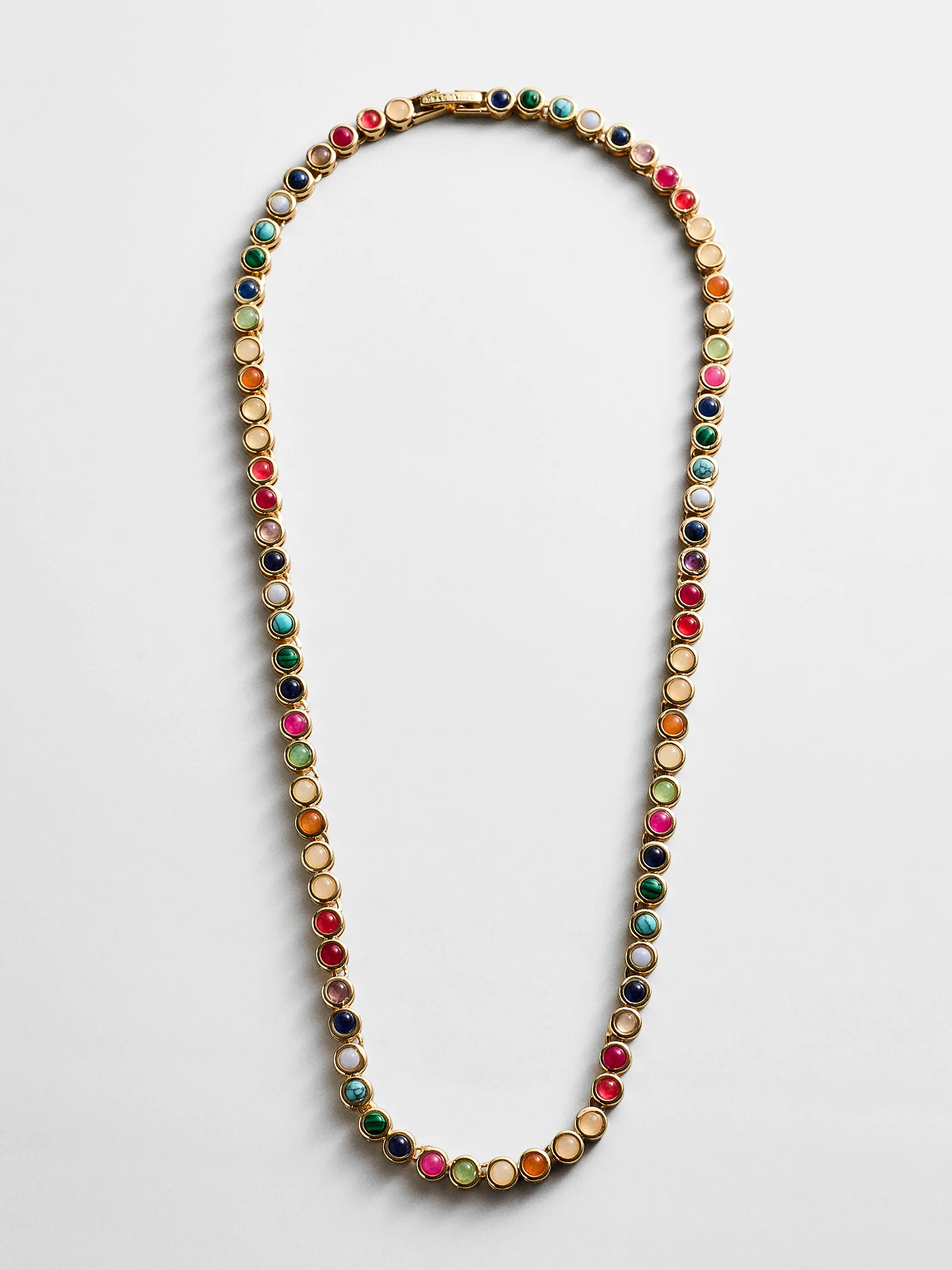 Nina Semi-Precious Necklace - Gold/Multi | BaubleBar
