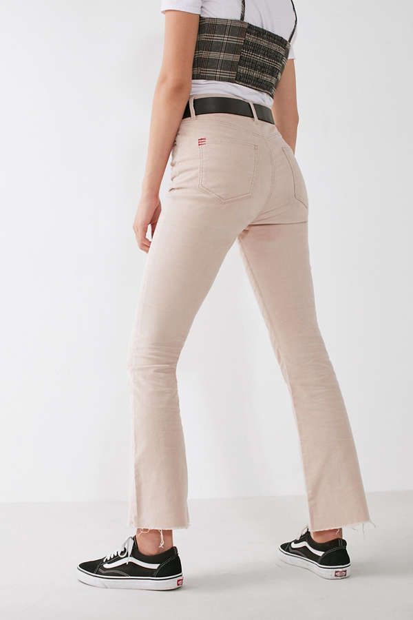 BDG Kick Flare High-Rise Cropped Corduroy Pant | Urban Outfitters US