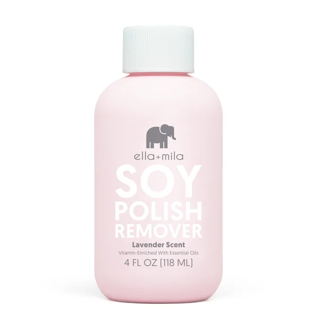 Soy Nail Polish Remover - Lavender - 4 oz | ella+mila